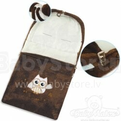 Baby Matex Ouli Art.782 Brown Супер мягкий спальный мешок в коляску