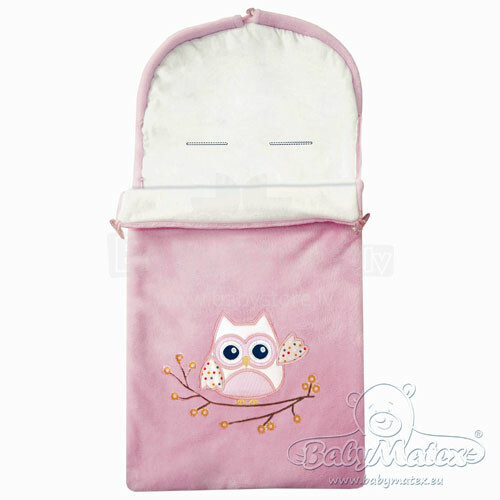 Baby Matex Ouli Art.696 Pink Супер мягкий спальный мешок в коляску