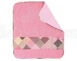 Baby Matex Patchwork Pink multifunkcionālais palags, konverts - guļammaiss 90x100