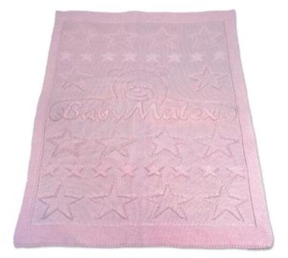 Baby Matex Art.474 Pink Bērnu vieglais plēdiņs 75х100cm 