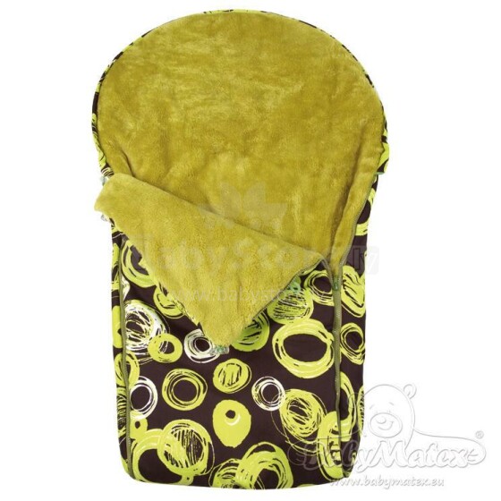 Baby Matex Cocoon Art.229 Green Bērnu ratu guļammaiss ar termoregulāciju