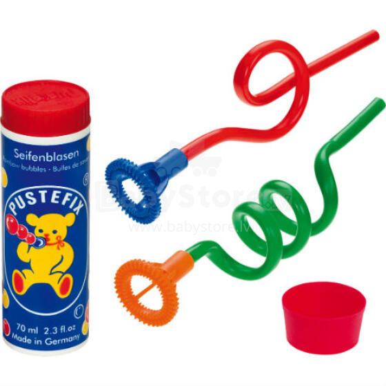 Pustefix Art.869-460 Ziepju burbuļi ar diviem salmiņiem, 70ml