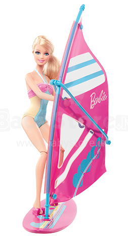 Mattel Barbie On The Go Art. BDF34/2 Barbijas vindserfs