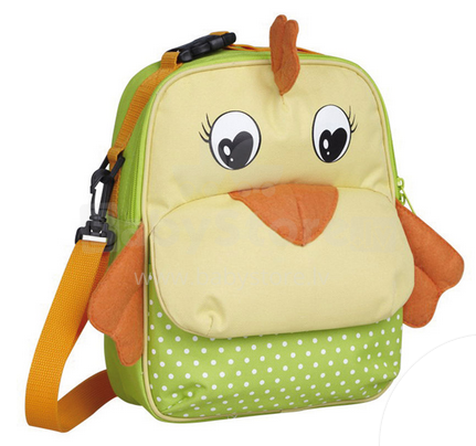Fillikid Backpack Animal Chicken Orange/Green Art. 0905 mugursoma