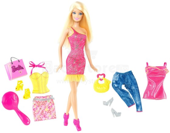 Mattel Barbie Doll ir mados menas. N8820 Lėlė Barbė ir aksesuarai