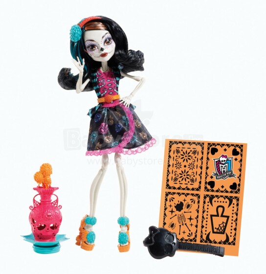Mattel Monster High Art Class Skelita Calaveras Doll Art. BDF11 Кукла