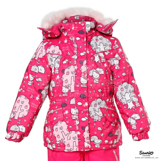 Huppa'15 Kitty Hello Kitty 1715BH14 Утепленная термо курточка для девочек, цвет 463 (размер 92-122)