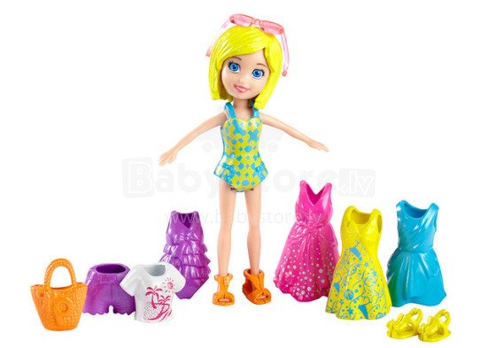 Mattel Polly Pocket Fashion Bag Polly Doll Art. BGX45 Кукла с аксессуарами