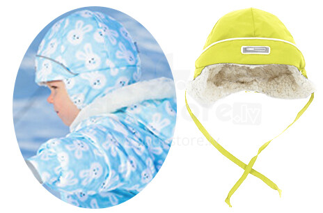 LENNE'15 Tim 14782-108 Thermo cap Термо полушерстяная шапка для младенцев на завязочках
