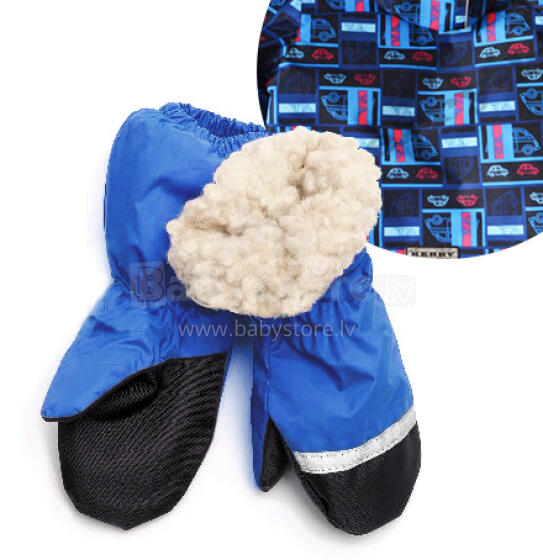 LENNE '15 Mittens 14175 Зимние термо варежки для детей (2 разм.) цвет 2290