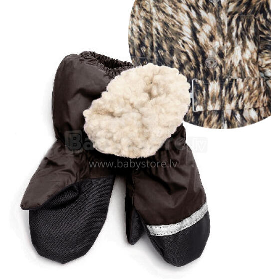 LENNE '15 Mittens 14175 Зимние термо варежки для детей (1-6 разм.) цвет 5060