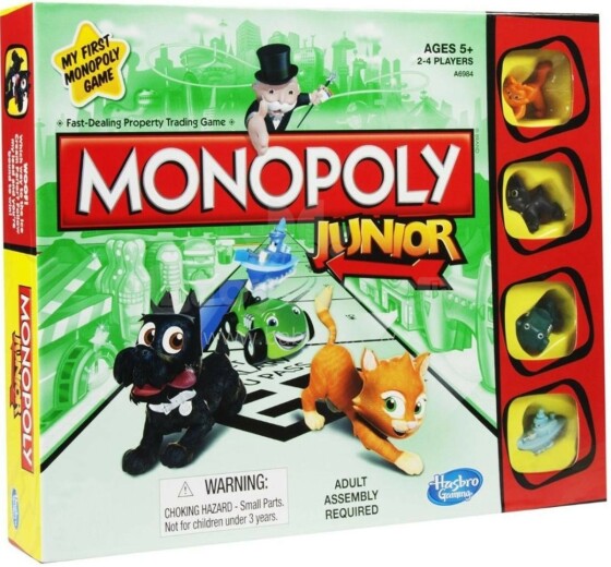 „Monopoly Junior Art.A6984EL“ stalo žaidimas latv.val.