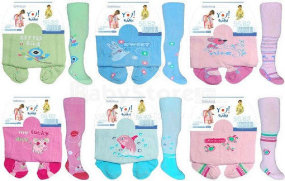 Yo!Baby Art.RA-18 Crawling tights Frote Girls