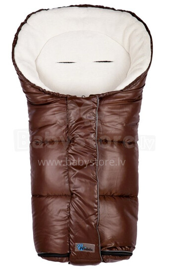 Alta Bebe menas. AL2227-30 rudas / baltas kūdikio miegmaišis Kūdikių žiemos šiltas miegmaišis
