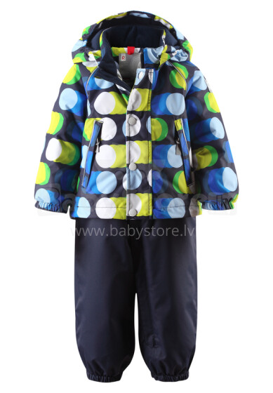 Reima'15 Saturn 513075-6651 Šilta kūdikio žieminė šiluminio kostiumo striukė + kelnės (98cm)