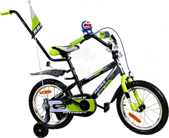 Arti '14 BMX Rbike 3-16 Grey-Green Trīsritenis bērniem