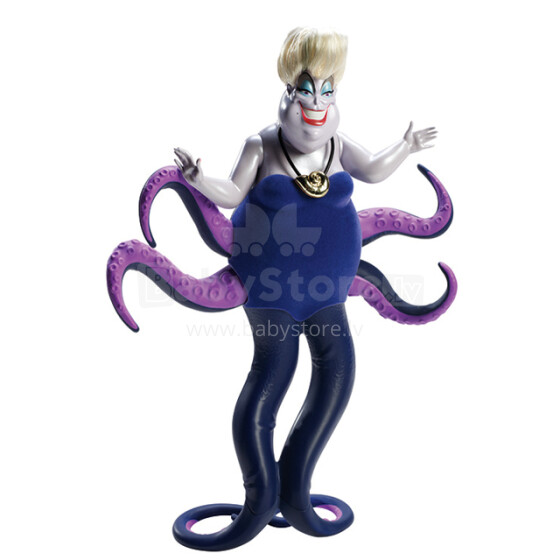 „Mattel Disney Classic Signature Ursula“ kolekcijos lėlių menas. BDJ31 „Disney“ kolekcijos blogoji ragana