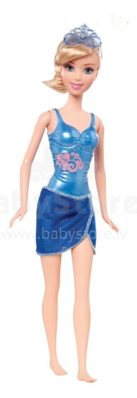 Mattel Disney Princess Bath Beauty Cinderella Doll Art. X9386 Принцесса Тиана на пляже