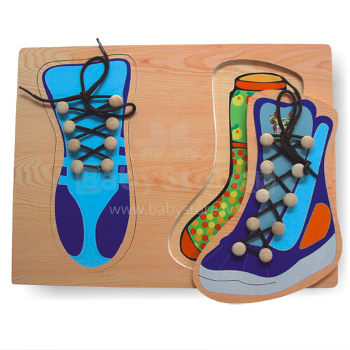 Kinder Toys Art.5660 Puzzle Boot lacing