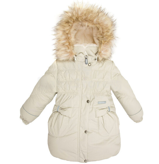 LENNE '15 Coat Coral 14333/505 vaikų šiltas žieminis šilko švarkelis-paltas [striukė] (104-134cm)