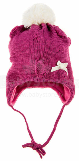 Lenne '15 Knitted Hat Mammu Art.14376/271 Meiteņu siltā cepure