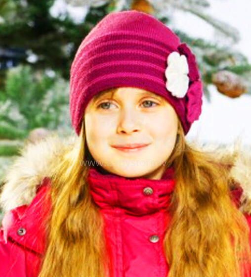 Lenne'15 Knitted Hat Rosita Art.14393/187 Вязанная полушерстяная шапочка для деток [р.52-56]