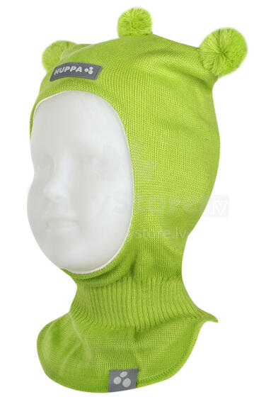 Huppa'17 Coco Art.85070000-60047 Mazuļu adīta ziemas cepure kapuce ar kokvilnas oderi (izm.M)