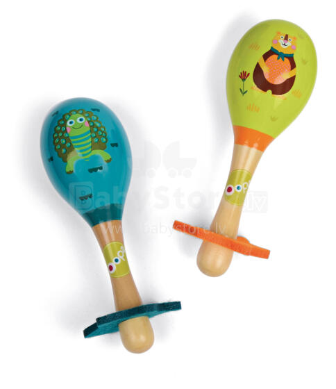 Oops City Art.13003.20 Let's Dance Wooden Maracas