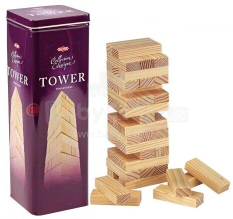 Tactic Tower Jenga Art.14004T Galda spēle Līdzsvara tornis(Jenga)