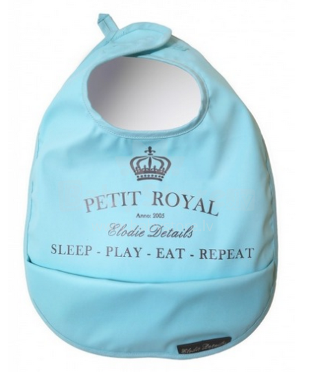 Elodie Details Baby Bib - Petit Royal Blue Lacīte / priekšautiņš