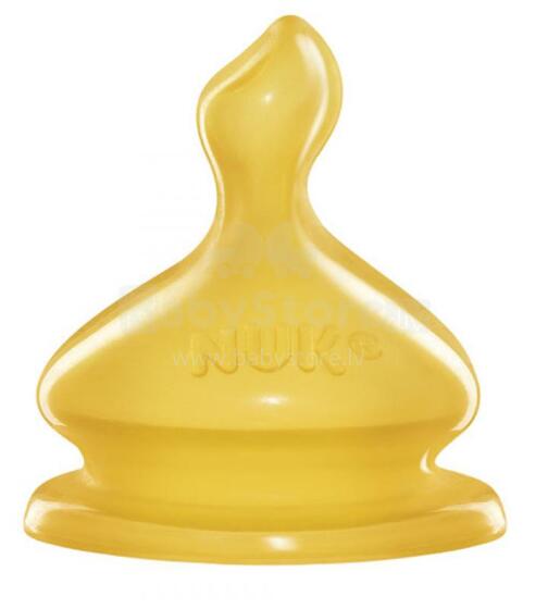 NUK First Choice Art.SA82 latex anti-colic teat, 0-6m, large feed hole, 1 pcs