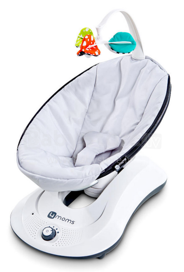 4moms RockaRoo Classic Grey Infant Seat электронные детские кресла-качели ФоМамс