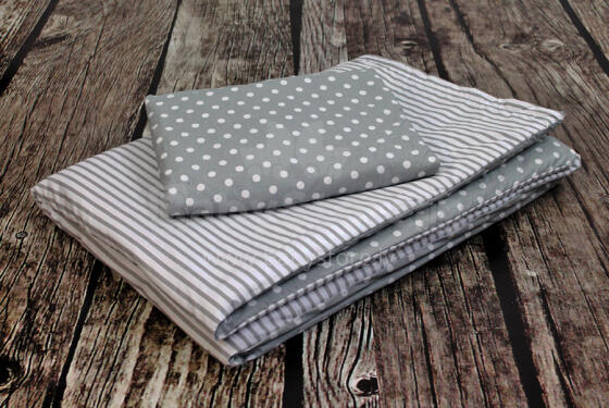 La Bebe™ Set 100x135/40x60 Art.70865 Dots Grey