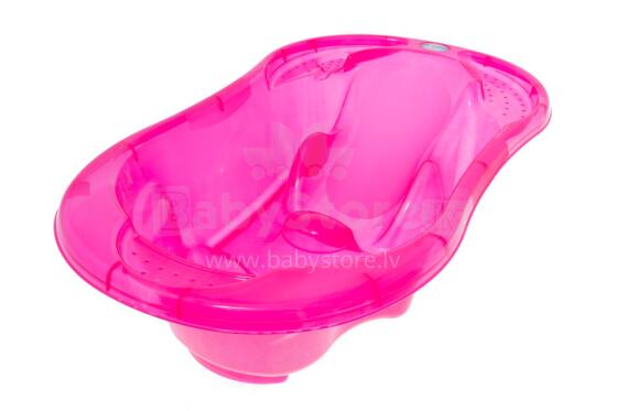 TegaBaby Anatomic Bath Comfort  KF-001  Bērnu Anatomiskā Vanniņa ar izlietni un termometru [caurspīdīga]