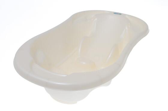 TegaBaby Bath Comfort 2in1 Art.TG-011-118 White  Aнатoмичecкая детская ванночка с термометром
