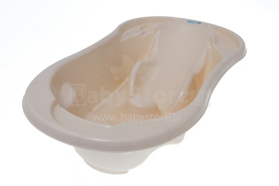 TegaBaby Anatomic Bath Comfort  KF-001 Aнатoмичecкая детская ванночка со сливом и термометром