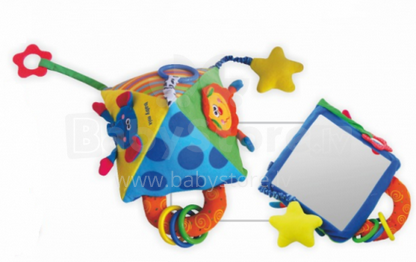 BabyMix Art. 9898-50 Žaislas, pakabintas ant vežimėlio, minkštas barškutis