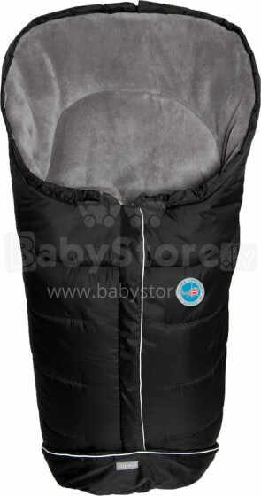 Fillikid Art.6590-25 Kiel black Baby Sleeping Bag Bērnu Ziemas Siltais Guļammaiss 100х50