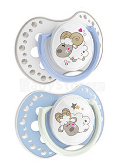 Lovi Night&Day Art. 22/809 Dinamiskais silikona māneklītis 0-3m (2 gb.)