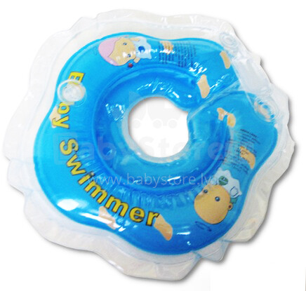 Kūdikio plaukikas - kūdikio maudymosi žiedas (pripučiamas žiedas aplink kaklą plaukimui) 0-36 mėnesiams (apkrova nuo 6-36kg).