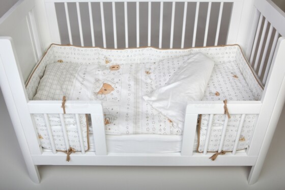 Troll Bumper for Cot Bear ART.BMBR30 Kokvilnas apmalīte bērna gultiņai, 30X300 cm