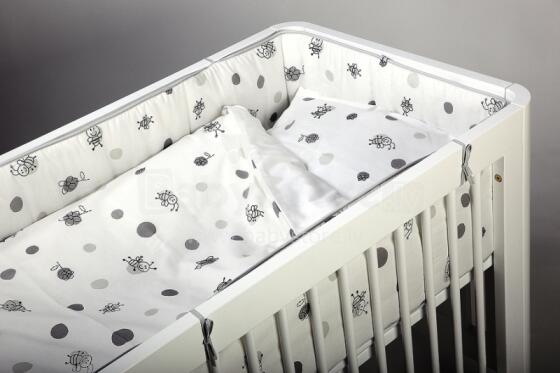 Troll Bumper for Cot Bee Art.BMBE30 Мягкий бортик-охранка для детской кроватки, 300 см