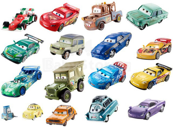 „Disney Art“. DXV29 „Disney Cars“ automobilio modelis iš filmo „Vagonai“ (1 vnt.)