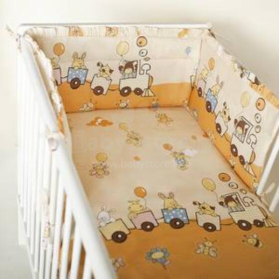 MimiNu Baby Bear Beige Gultas veļas komplekts 2-dalīgs 100x135cm