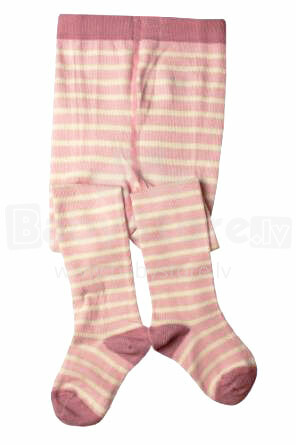 Weri Spezials Strips Rose K210 Kids cotton tights 56-160 sizes