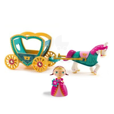 Djeco Arty Toys Princess Alysia Art.DJ06760  Фигурка принцесса Алисия с каретой