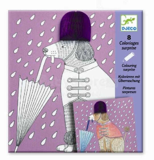 Djeco Colouring surprises‐ Very chic  Art.DJ09647 Художественный комплект для рисования - Элегантность
