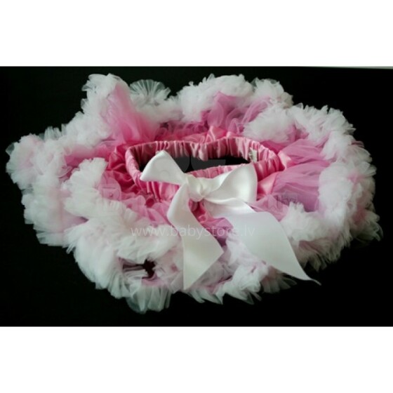„Glam Collection“ balti ir rožiniai sijonai princesėms (0–24 m.)