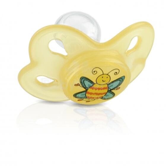 Nuby Art. 5717PFSN Силиконовая пустышка симметричная (0-2 м)