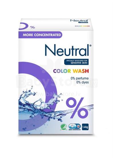 Neutral  Art.285026 Порошек для стирки цветного белья 1.4kg